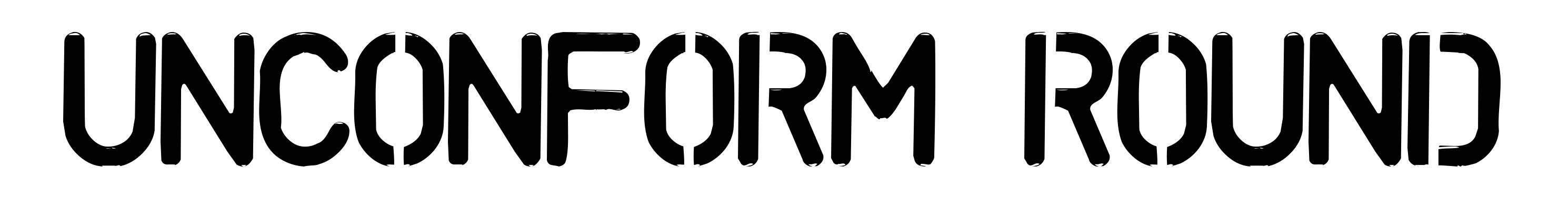 Unconform Round