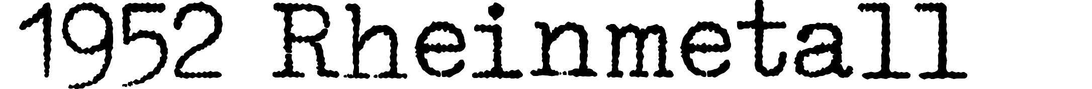 1952 Rheinmetall