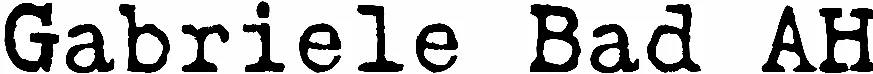 Gabriele Bad AH