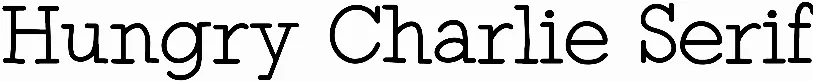 Hungry Charlie Serif