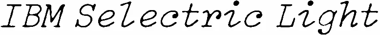 IBM Selectric Light