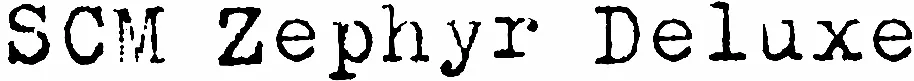 SCM Zephyr Deluxe