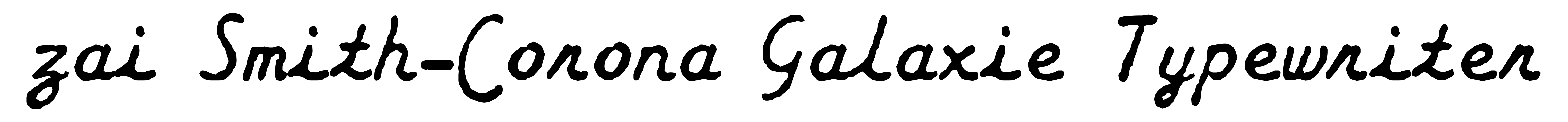 zai Smith-Corona Galaxie Typewriter