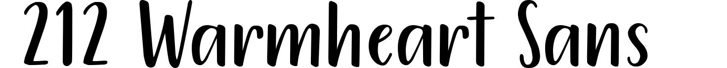 212 Warmheart Sans
