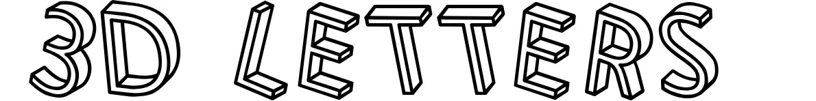 3D Letters