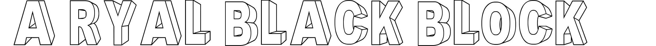 A Ryal Black Block