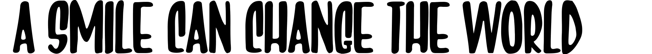 A Smile Can Change The World