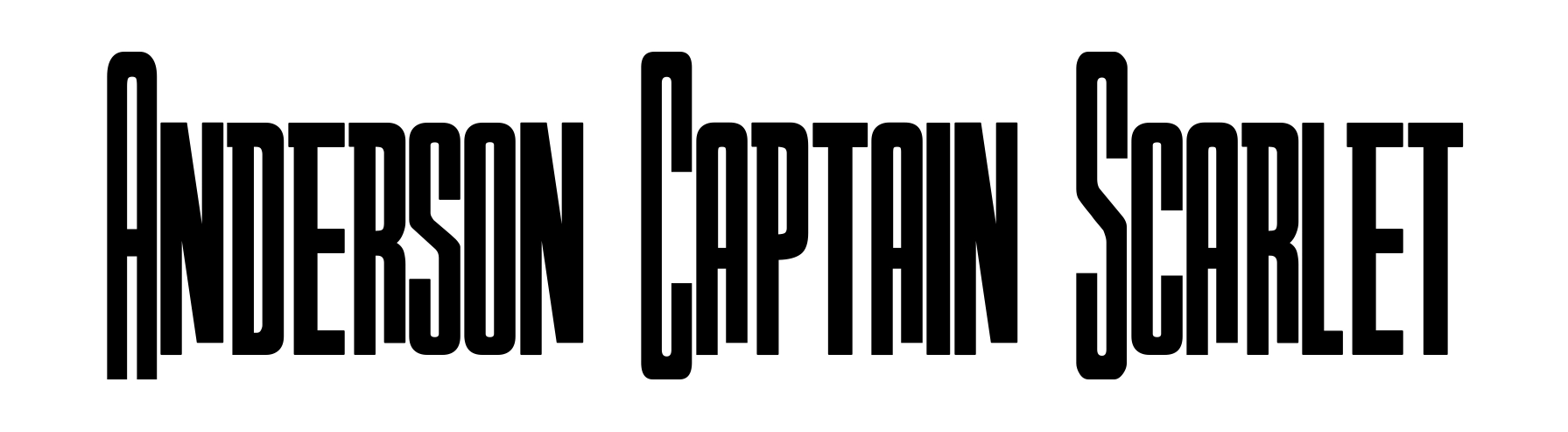 Anderson Captain Scarlet
