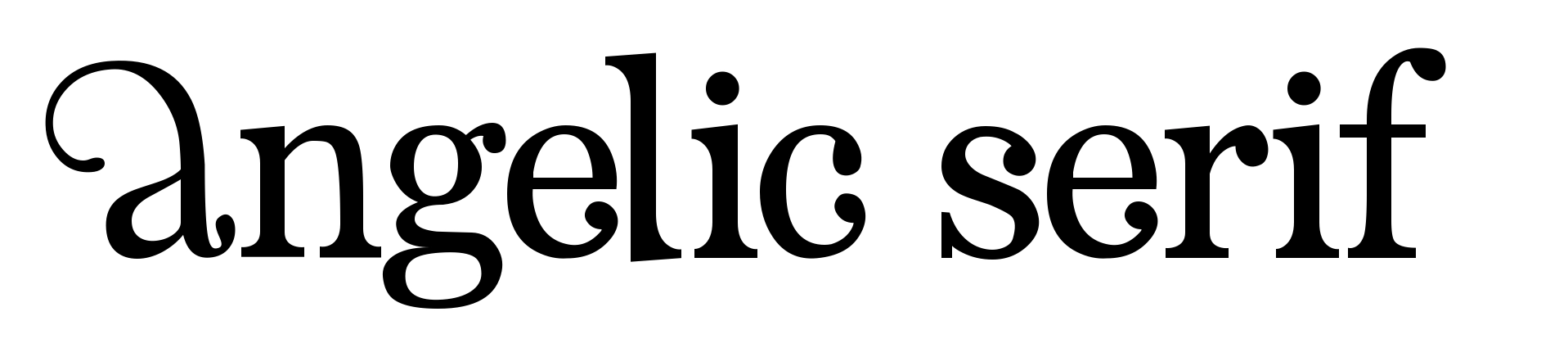 Angelic Serif