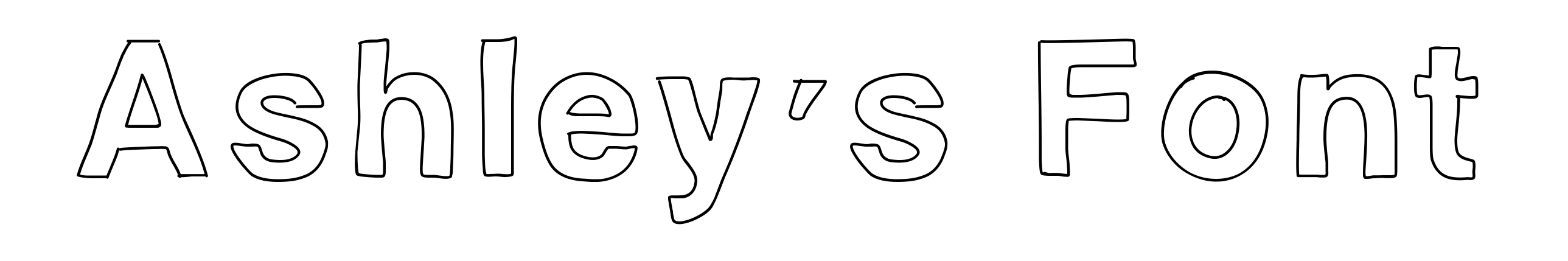 Ashley's Font