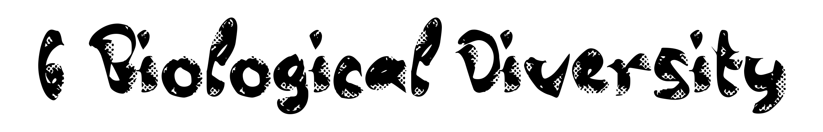 b Biological Diversity
