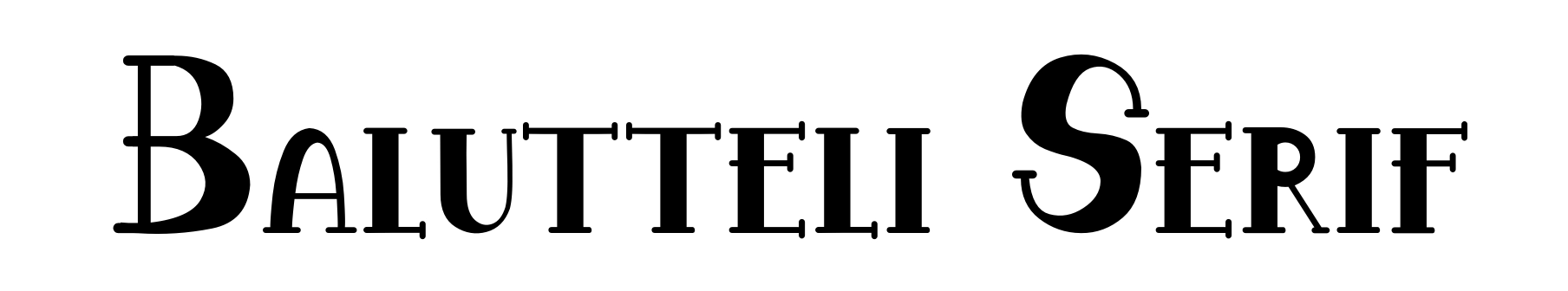 Balutteli Serif