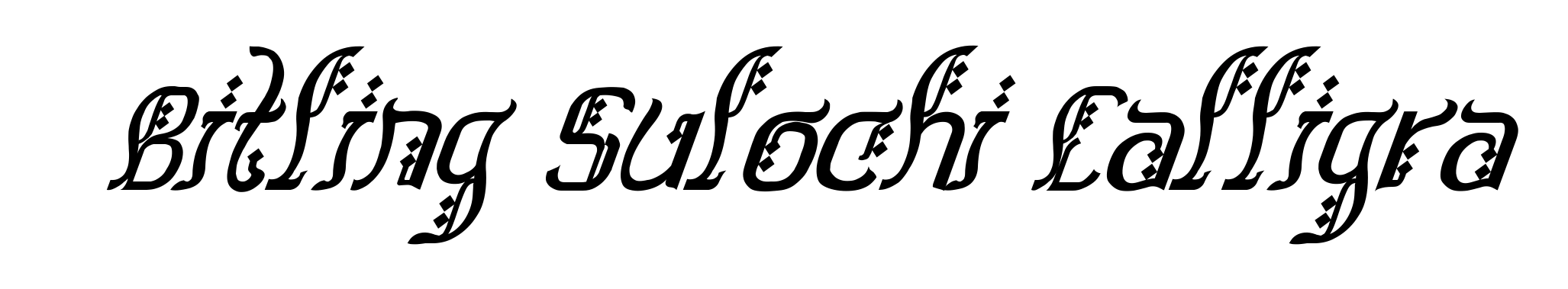 Bitling Sulochi Calligra