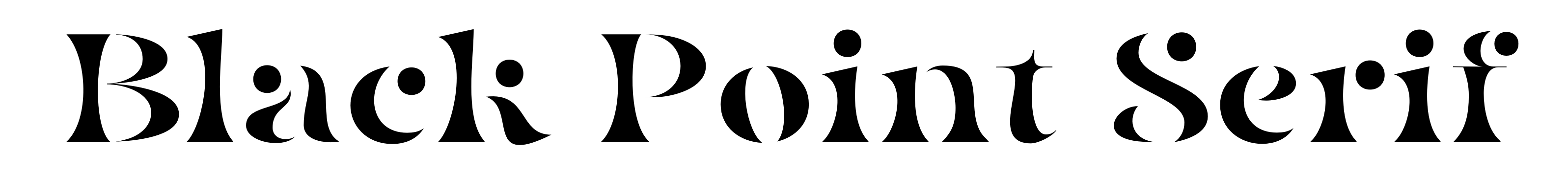 Black Point Serif