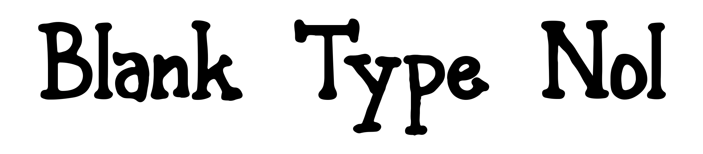 Blank Type Nol