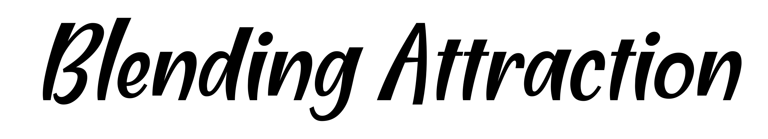 Blending Attraction