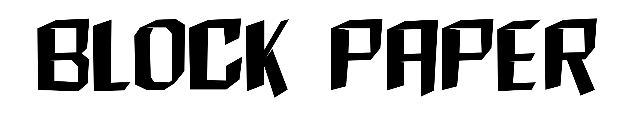 Block Paper