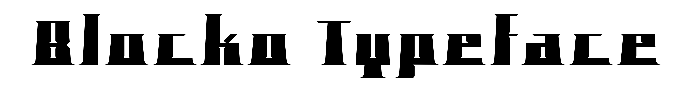 Blocko Typeface