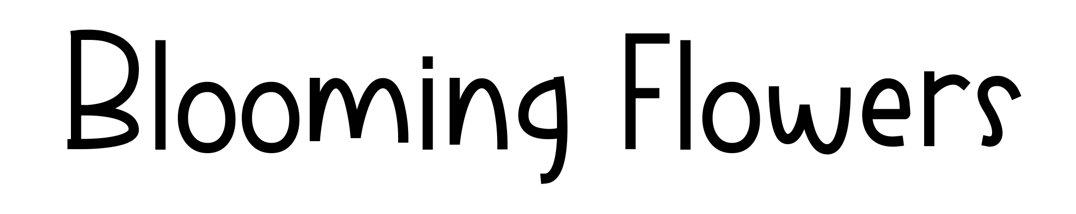 Blooming Flowers