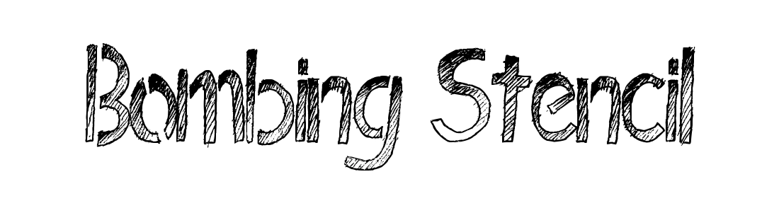Bombing Stencil