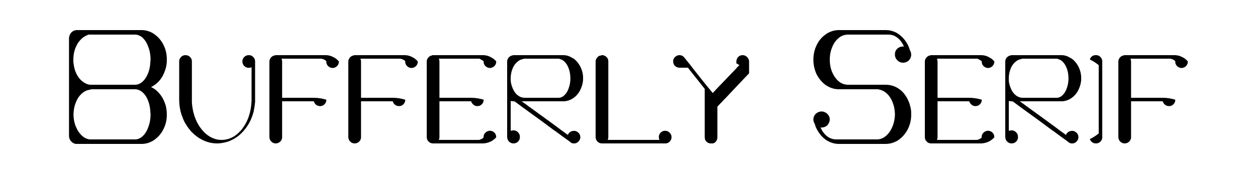Bufferly Serif