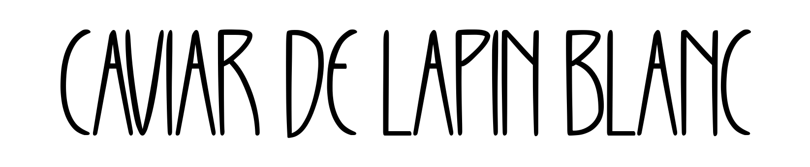 Caviar De Lapin Blanc