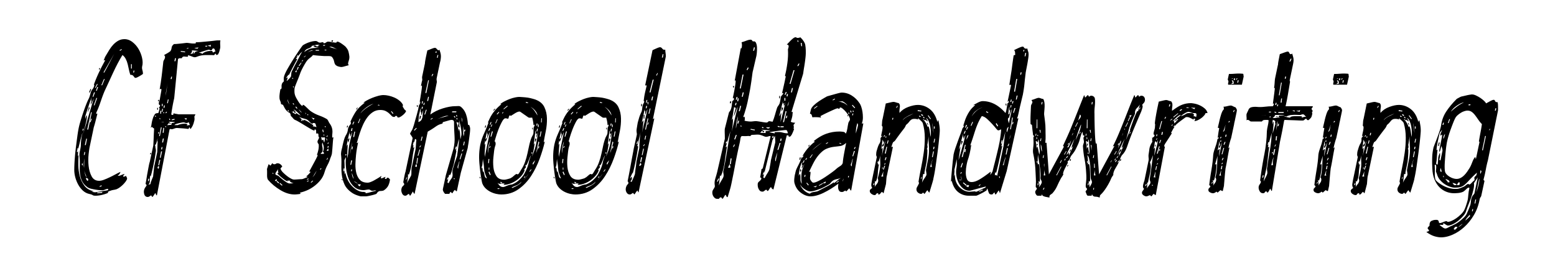 CF School Handwriting