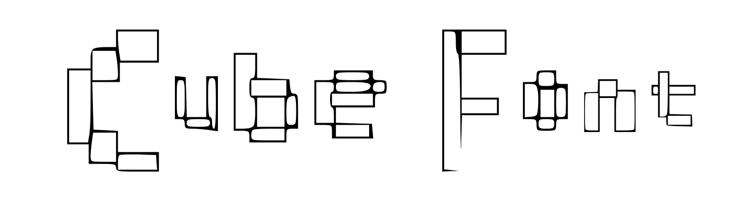 Cube Font