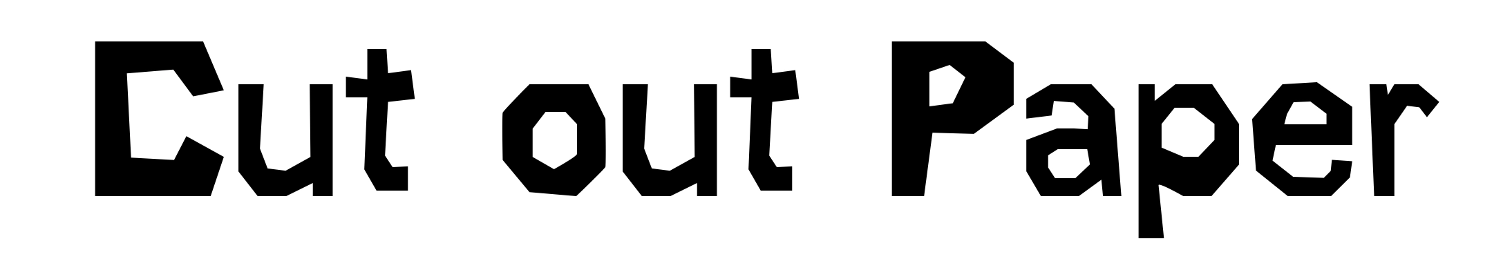 Cut out Paper