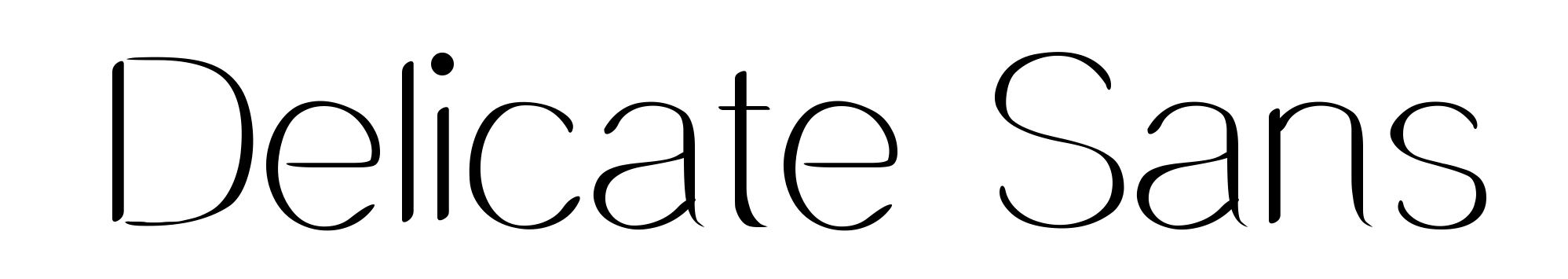 Delicate Sans