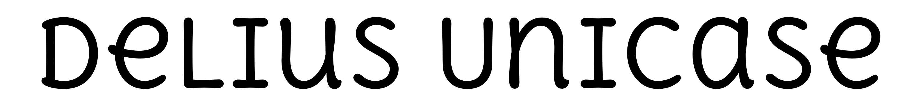 Delius Unicase