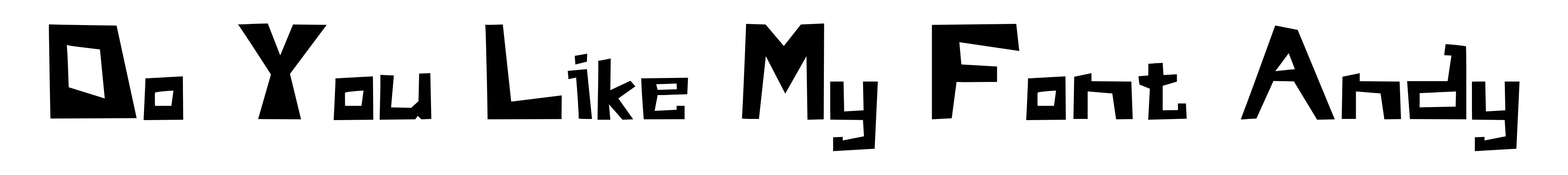 Do You Like My Font Andy