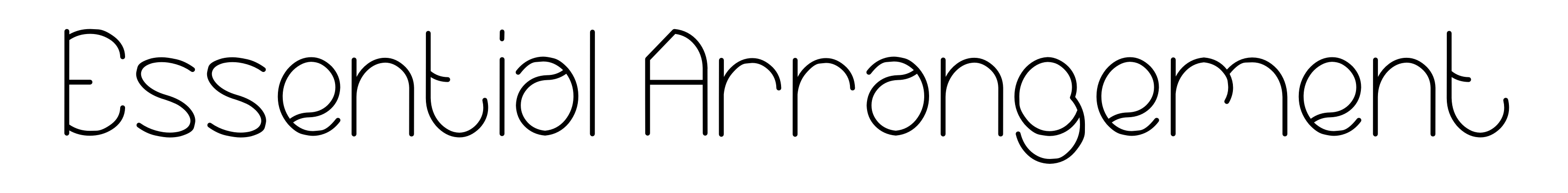 Essential Arrangement