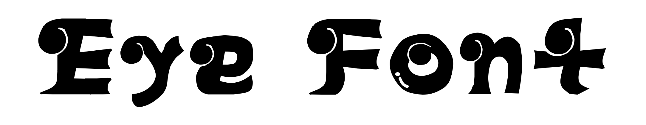 Eye Font
