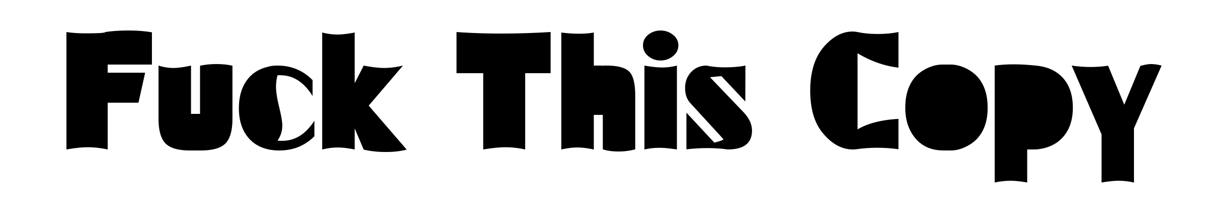 Fuck This Copy