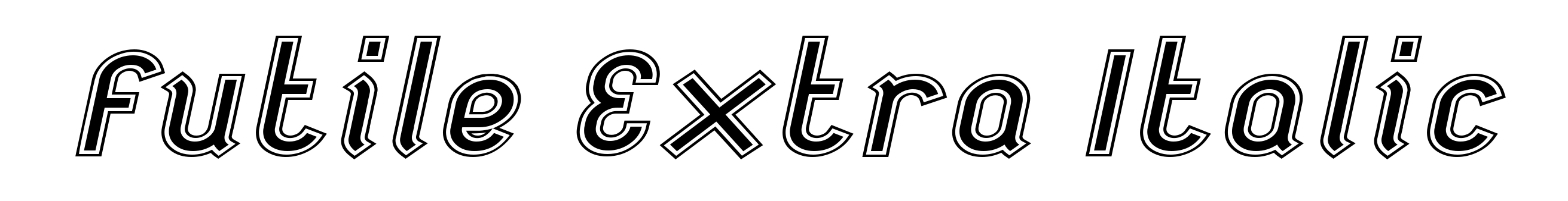 Futile Extra Italic