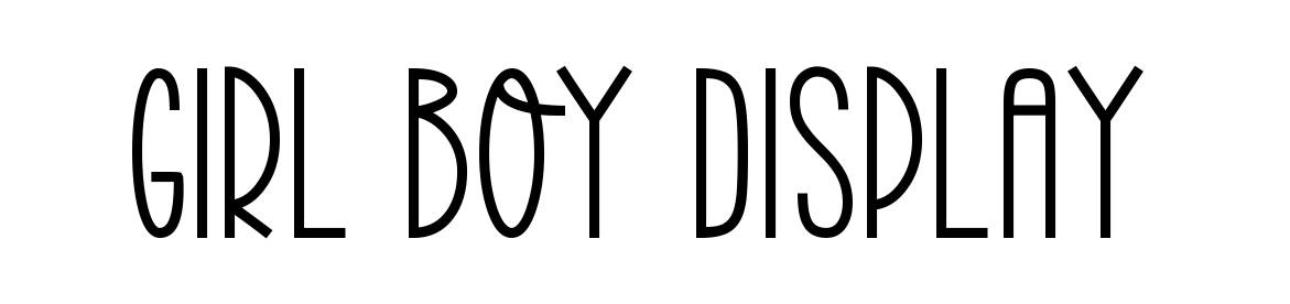Girl Boy Display