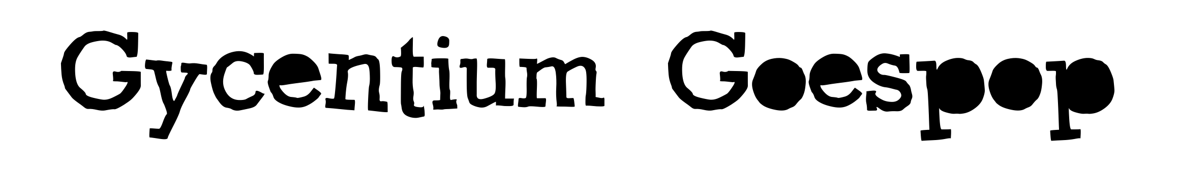 Gycentium Goespop