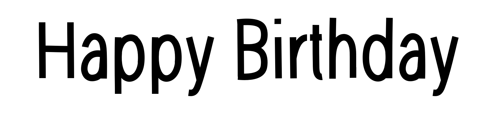 Happy Birthday