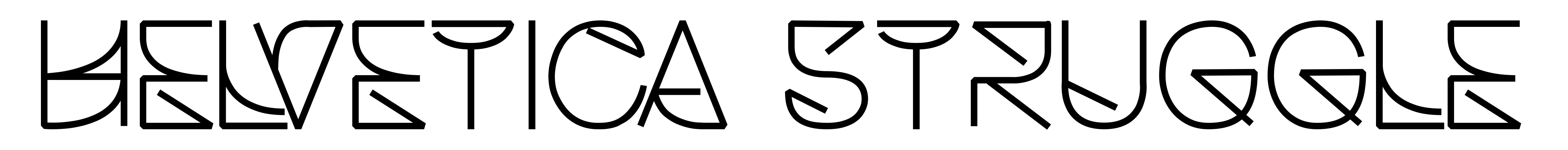 Helvetica Struggle
