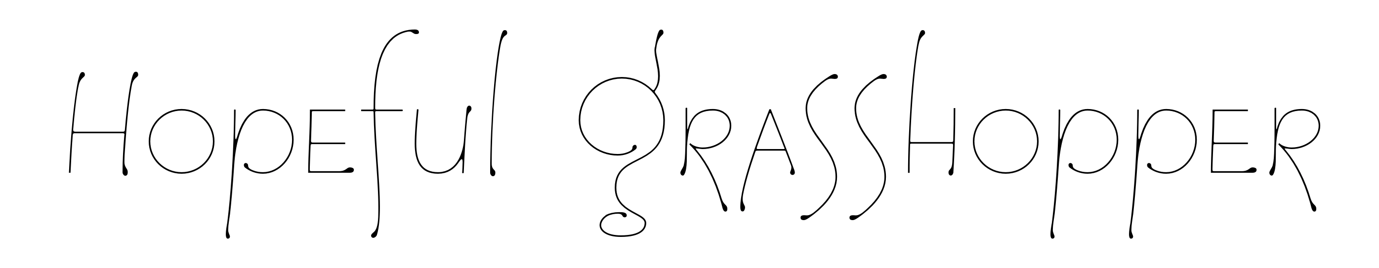 Hopeful Grasshopper