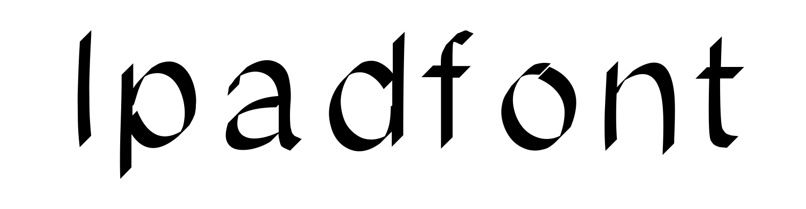 Ipadfont