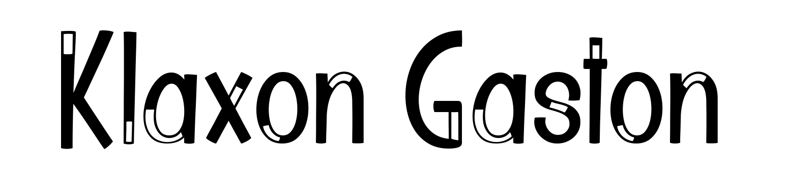 Klaxon Gaston