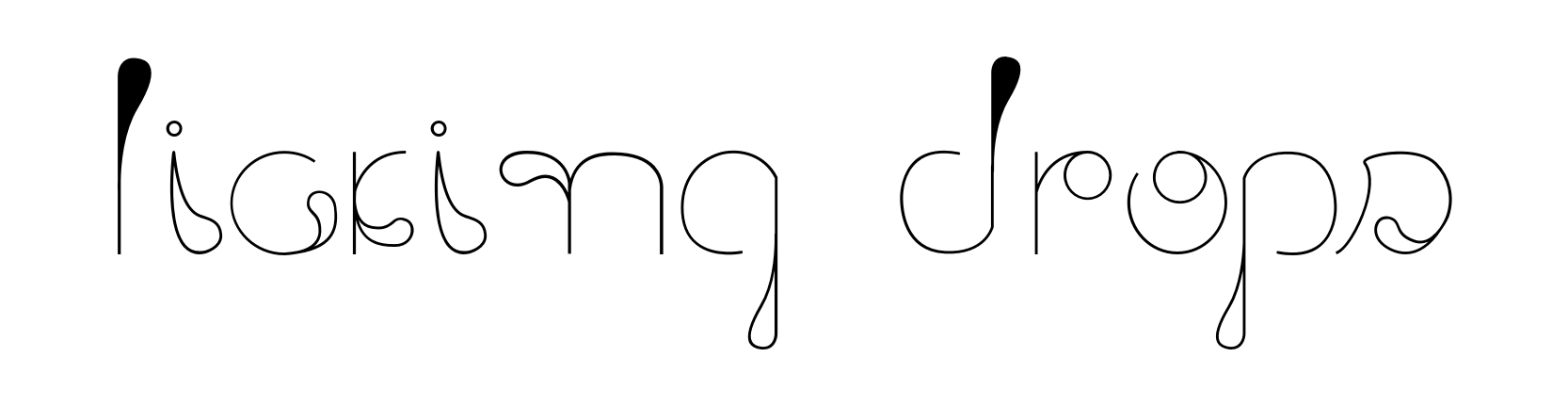 Licking Drops
