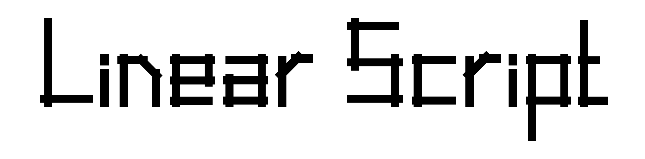 Linear Script
