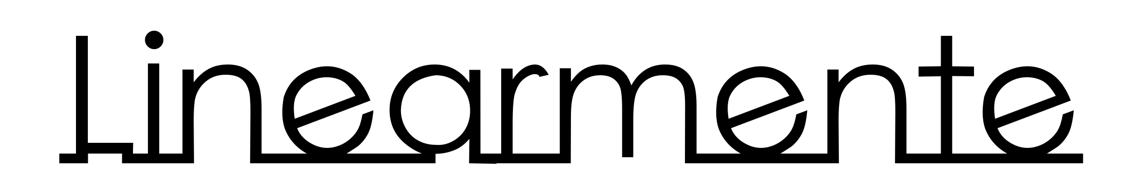 Linearmente