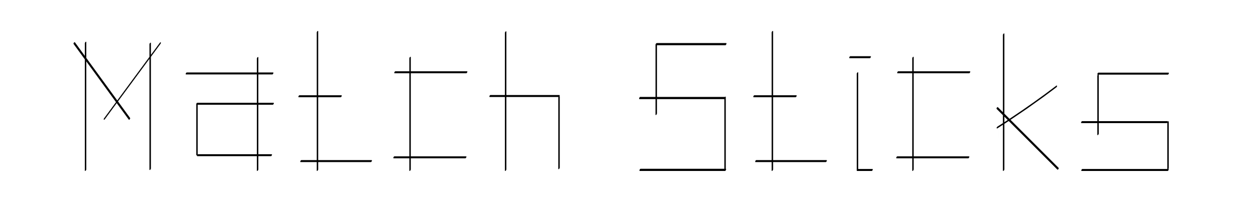 Match Sticks