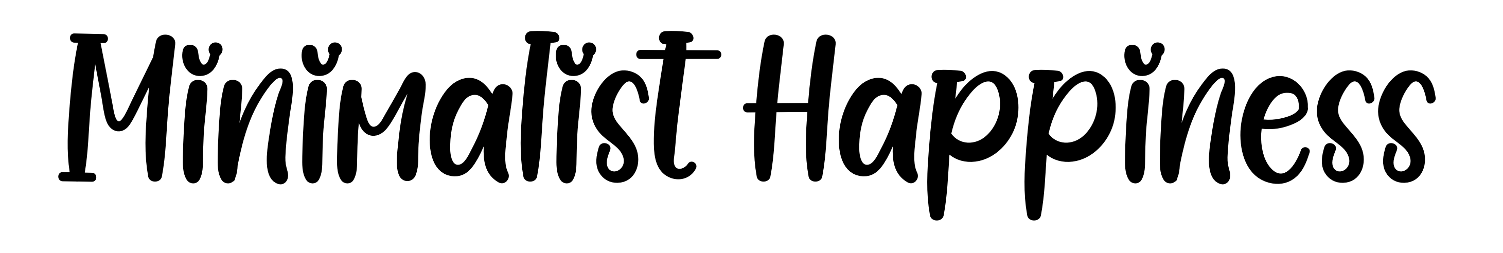 Minimalist Happiness