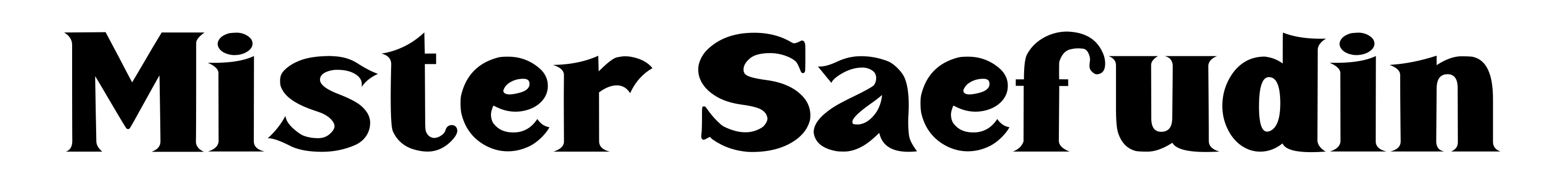 Mister Saefudin