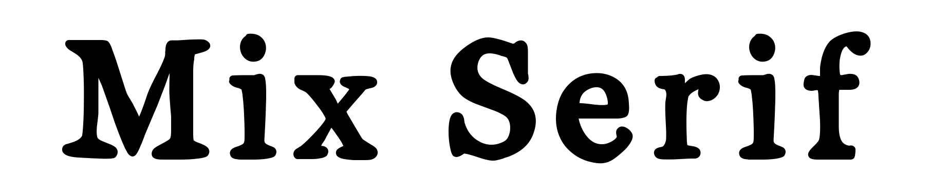 Mix Serif